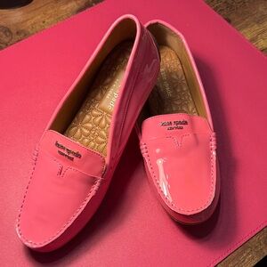 NWOT Kate Spade Vibrant Pink Patent Loafers
